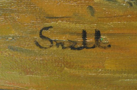 Snell Oil on Canvas of Fishing Rods & Reels - 4