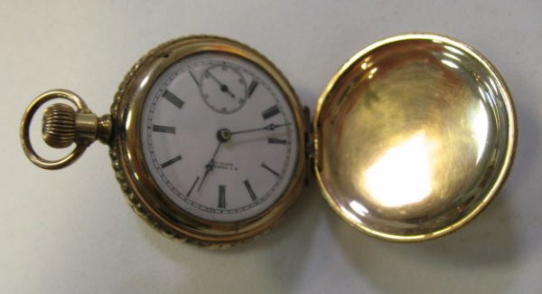 New York Standard Hunting Case Pocket Watch - 4