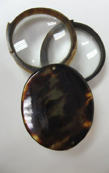 Antique English Double Magnifying Glass, c. 1800 - 2