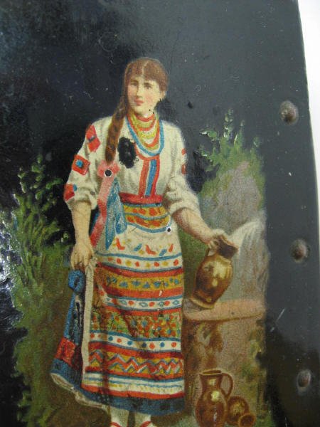 English Papier Mache Snuff Box - 2