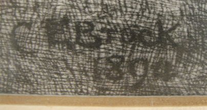 C.E Brock Etchings:"The Put" and "The Drive", - 2