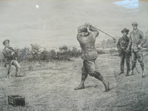 C.E Brock Etchings:"The Put" and "The Drive", - 4
