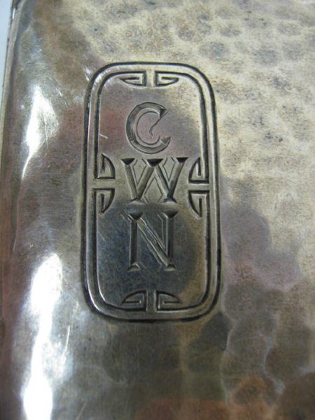 Sterling Card or Cigarette Case w/ monogram - 2