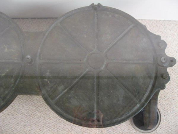 French Grape Press Coffee Table with late 19th c. - 2