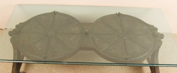 French Grape Press Coffee Table with late 19th c. - 3