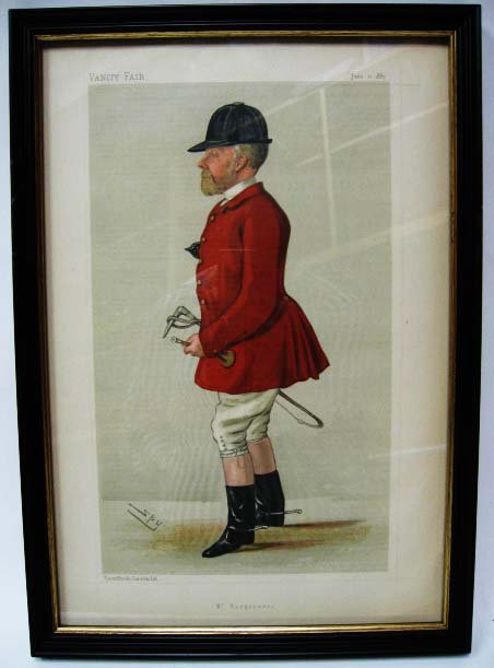 Vanity Fair Print: "Mr. Hargreaves", June 11, 1887