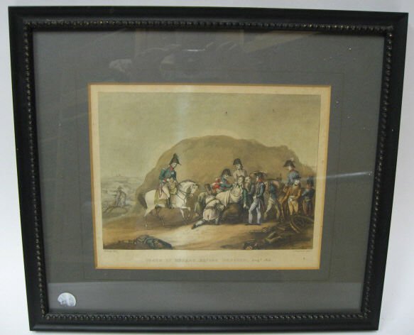 Print: "Death of Moreau, Before Dresden, Aug.1813"