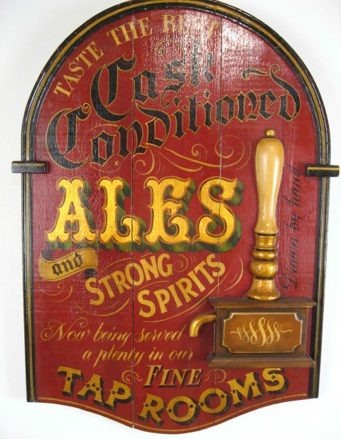 English Painted Ale Sign