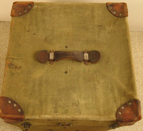 French Hat Case with Leather Trim - 3