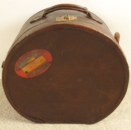Leather Hat Box