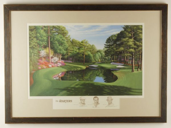 Donald Whitlatch Lithograph "The Starters"