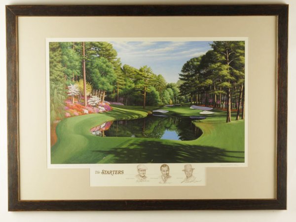 Donald Whitlatch Lithograph "The Starters" - 2