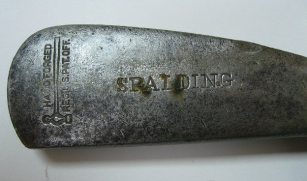 Spalding Golf Club, marked Hand forged - 4