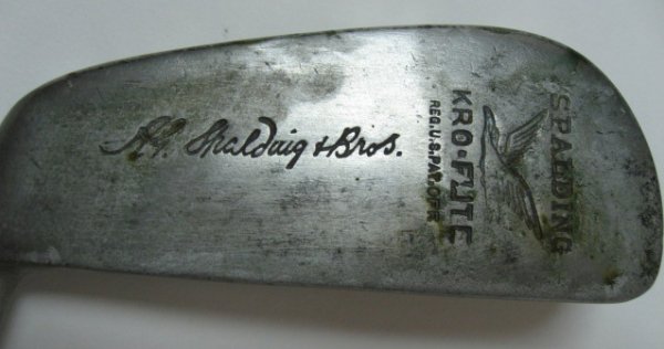 Spalding Golf Club Mid-Mashie, patented 1922 - 4