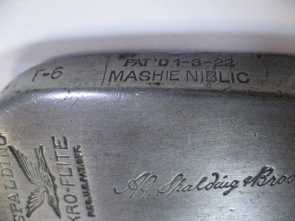 Set of 9 Spalding F series Golf Clubs, c. 1925 - 6