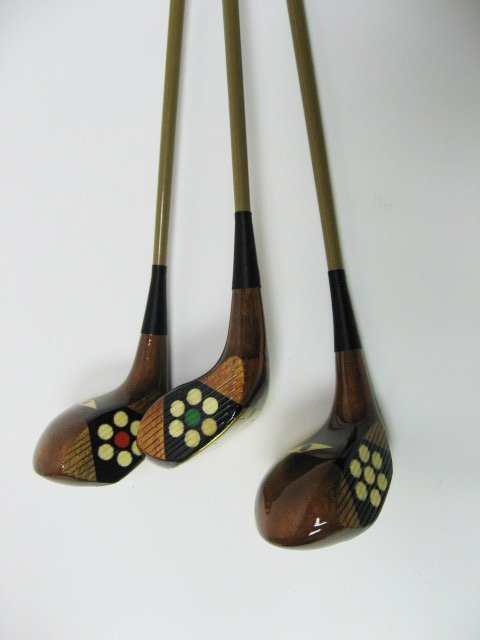 Three McGregor Chieftain Golf Clubs