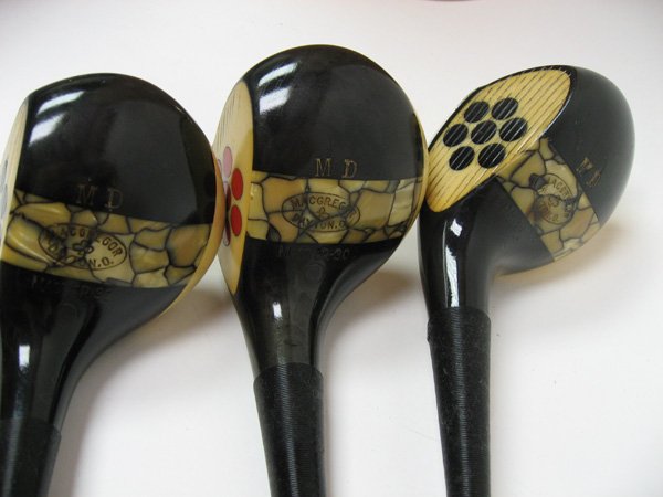 Three McGregor Master 30 Model Golf Clubs - 5