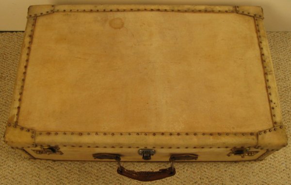 French Suitcase on stand - 2