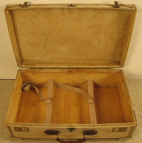 French Suitcase on stand - 3