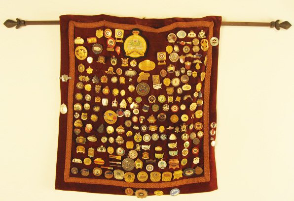 Collection of Curling Pins & Badges,