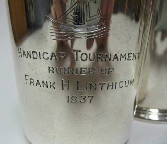 4 Sterling Presentation Cups - 5
