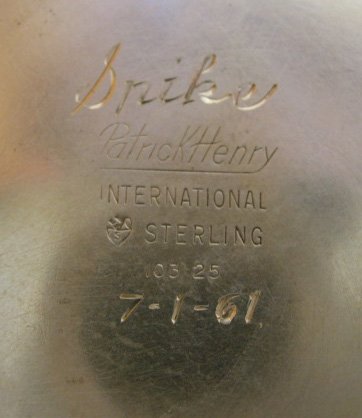 4 Sterling Presentation Cups - 8