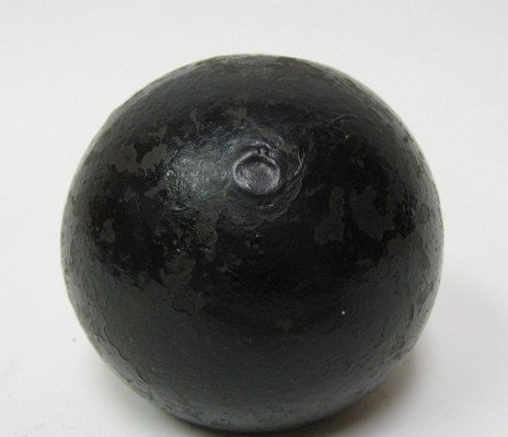 WWI Grenade Ball w/ plaque "World War 1915-16 - 3