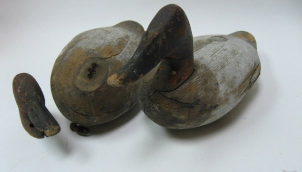 2 Eastern Shore, Virginia / Maryland Duck Decoys, - 2