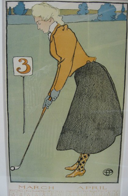 Penfield Calendar Page March & April, c. 1900 - 3