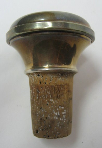 Sterling and Wooden Thermos, - 2