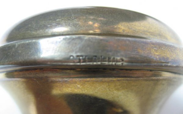 Sterling and Wooden Thermos, - 3