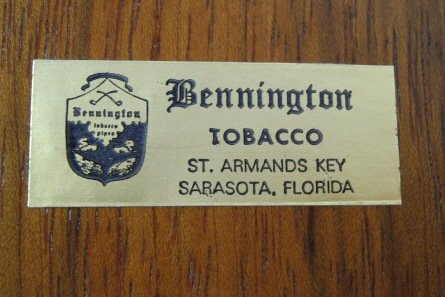 Bennington Tobacco Pipe Rack w/ four pipes - 4