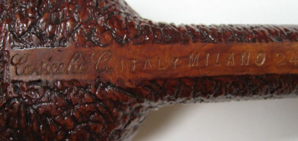 Bennington Tobacco Pipe Rack w/ four pipes - 7
