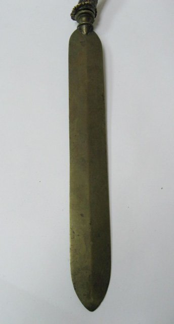 Unusual Deer Horn Handle Blade, - 2