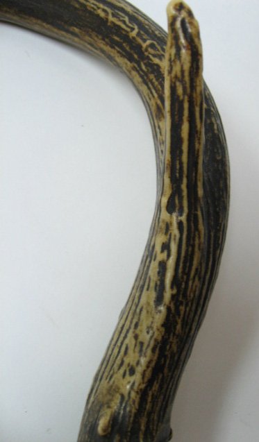 Unusual Deer Horn Handle Blade, - 3