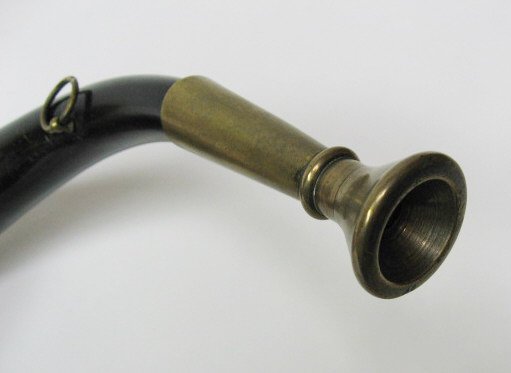 Old English Horn with brass, c. 1880, - 3