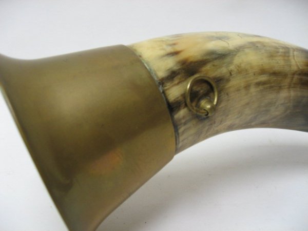 Old English Horn with brass, c. 1880, - 2