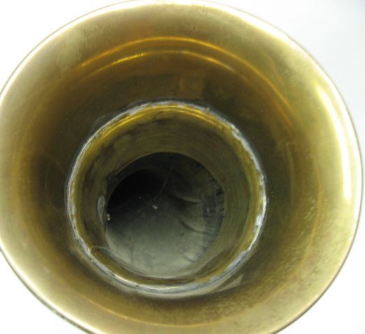Old English Horn with brass, c. 1880, - 4