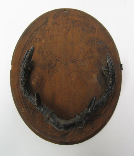 Old Antler Plaque