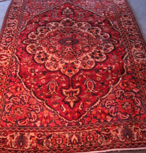 Persian Bakhtiari Rug, 10'8" x 7'1"