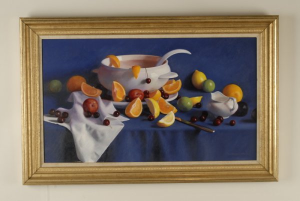 A W. Charles Nowell Painting, a still life with so