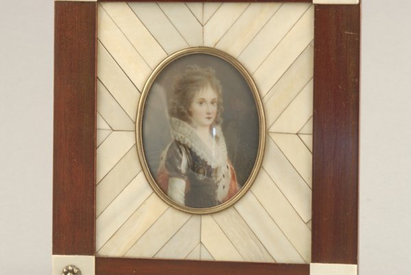 A Dupre Miniature Portrait, of a L 18th/E 19th Con
