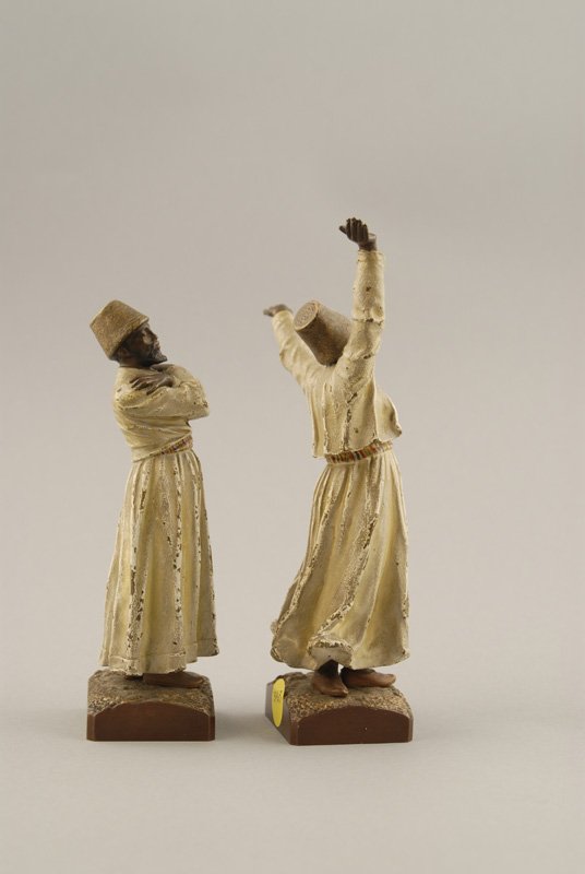 A Pair of Vienna Bronze Figures, of Dervishes, att - 2