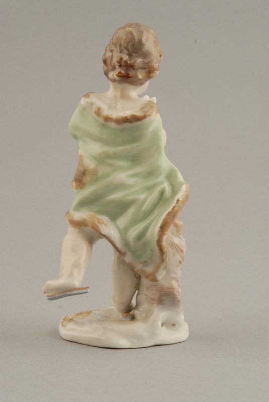 A Ginori/Capo-di-Monte Porcelain Figure of a cheru - 2