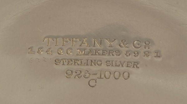 A Tiffany Sterling Center Bowl, of an extravagant  - 3