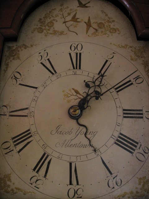 An 18th C Jacob Young Tall Case Clock, from Allent - 2