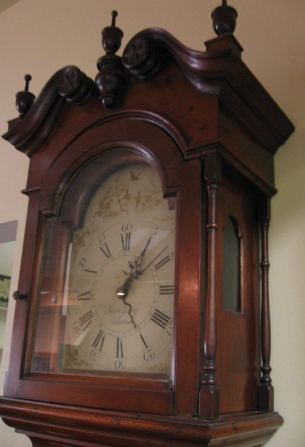 An 18th C Jacob Young Tall Case Clock, from Allent - 4
