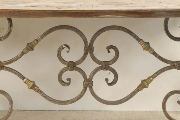 A French Parquetry-top Table, having a top of waln - 2