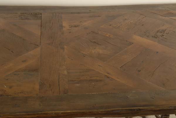 A French Parquetry-top Table, having a top of waln - 4