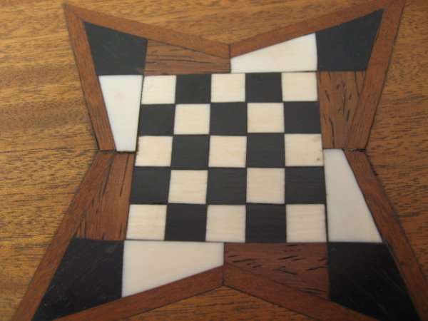 Mahogany Box with Ivory and Ebony Inlay, c.1920 4  - 5